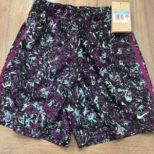 NWT Nike Kids Dri-Fit Multicolor Shorts | Size YM